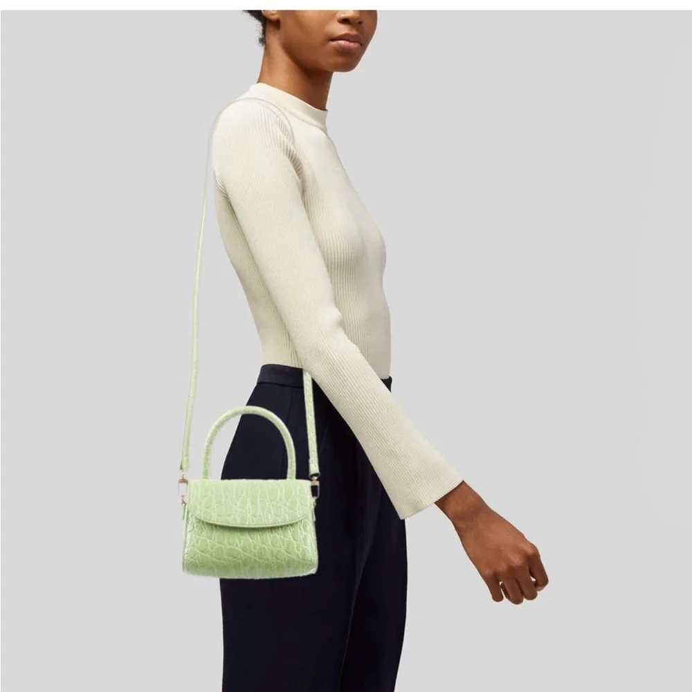 By Far Crocodile Shoulder Bag - Picture 1 of 6